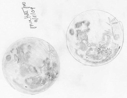 sketch of 14-day (full) moon 3/11/09